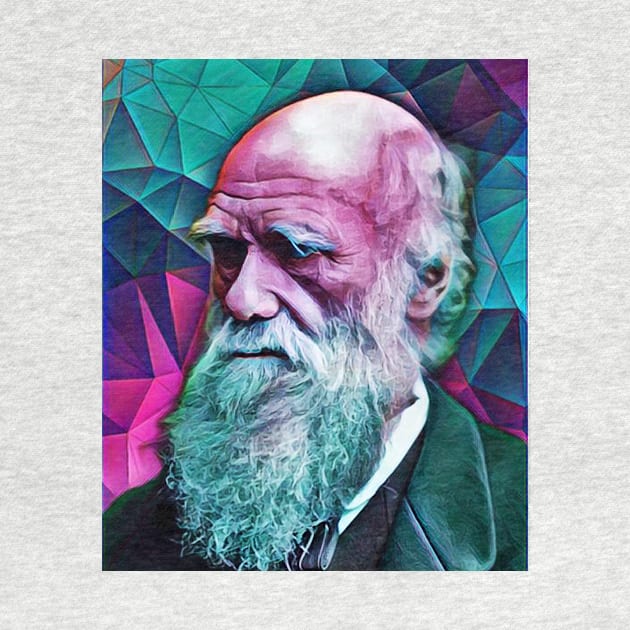 Charles Darwin Portrait | Charles Darwin Artwork 8 by JustLit